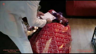 Mamma, ho avuto il mio regalo di Natale peloso bionda mamma cagna con grande culo pazzo di cazzo